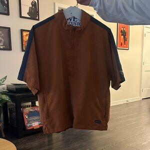 Life Is Good Men's Brown and Black Casual Shirt